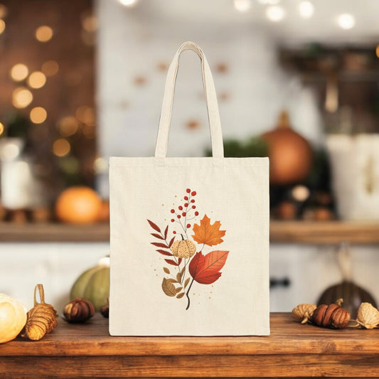 Always October Fall Plants Tote Bag 🍂