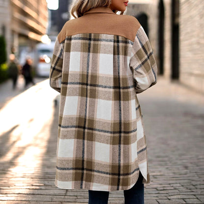 The Harbor Fox Plaid Coat