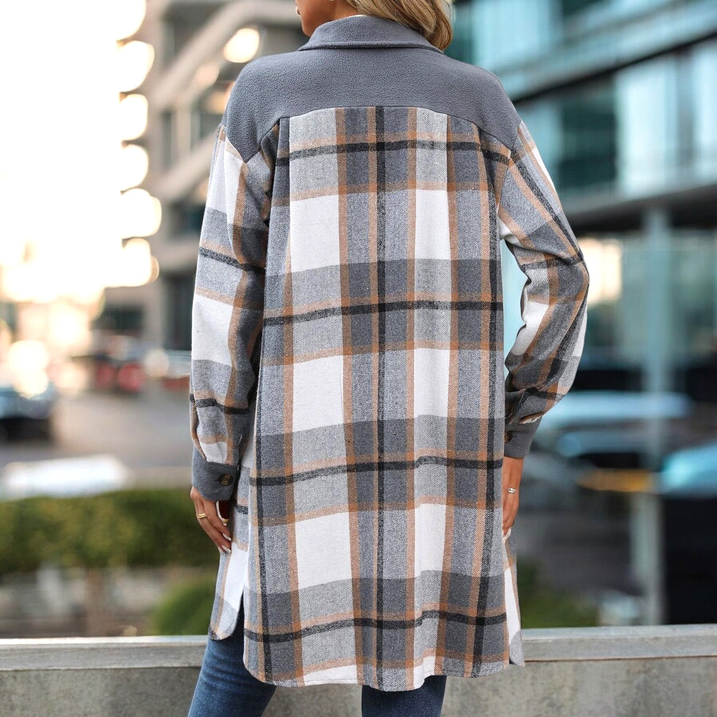 The Harbor Fox Plaid Coat