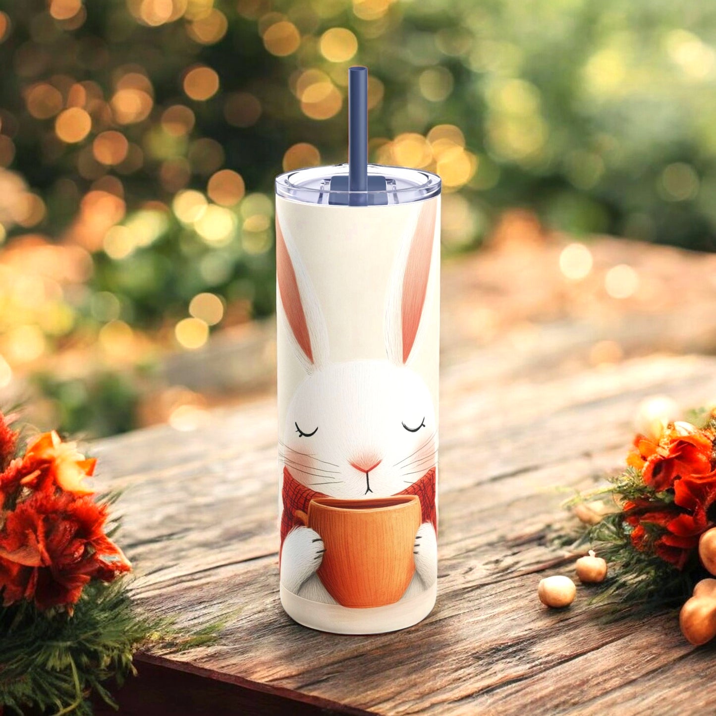 Always October Content Bunny Tumbler 🍂